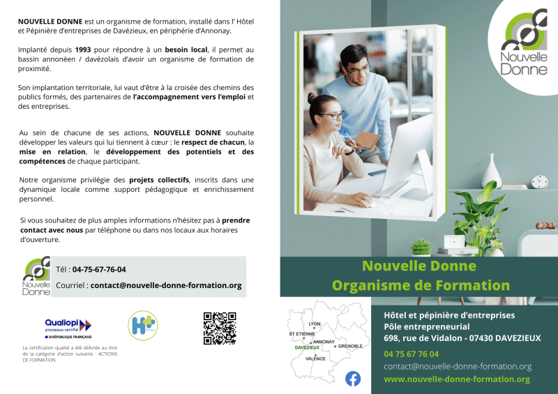 Flyer Nouvelle Donne formation - Recto